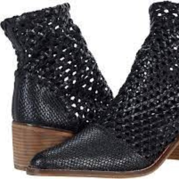 Free People In the Loop woven leather side zip boot - Picture 4 of 4
